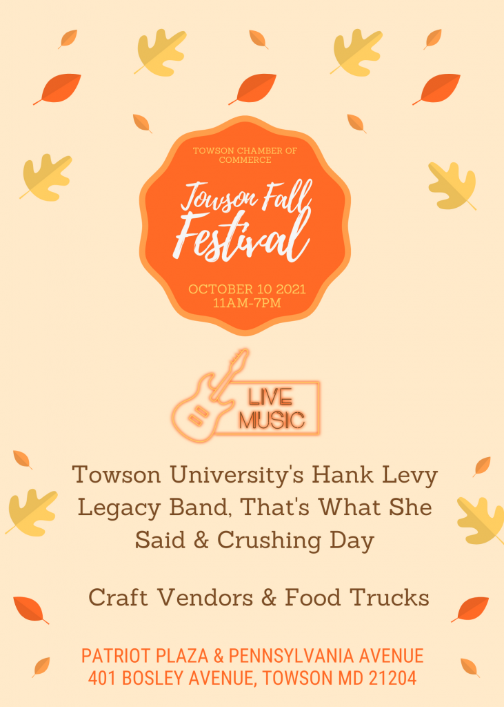 Towson Fall Festival Towson Chamber of Commerce